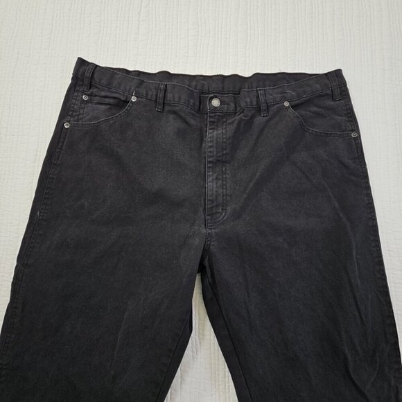 Dickies Men's 44x30 Flex Tough Max Technology Stretch Pants Black Straight Leg - Picture 4 of 16